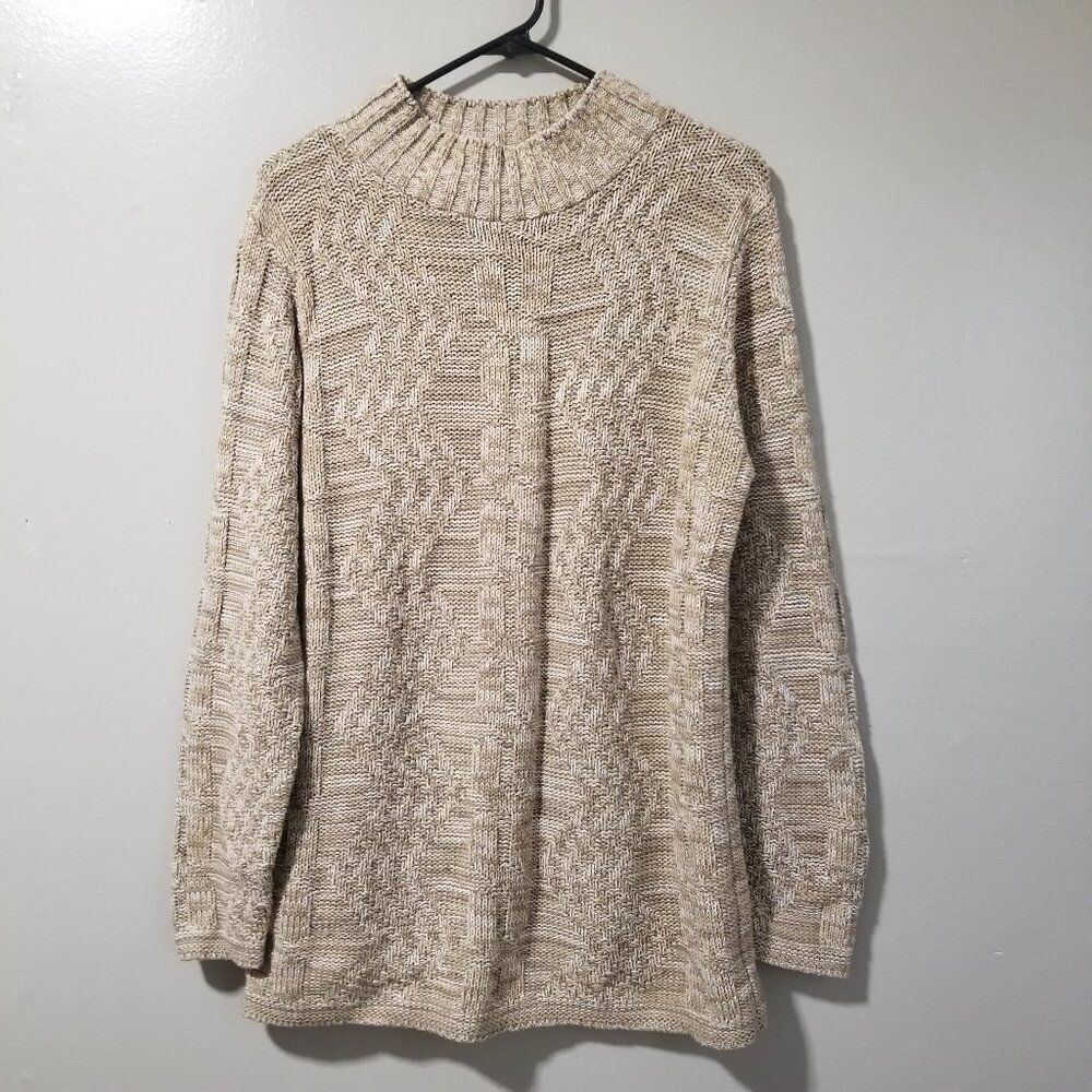 ❤️2/$12 Bobbie Brooks Cable Knit Sweater Large